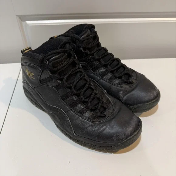 Jordan Air Jordan 10 Retro NYC Shoes Mens Size 8 Black Basketball 310805-012 - Picture 3 of 7